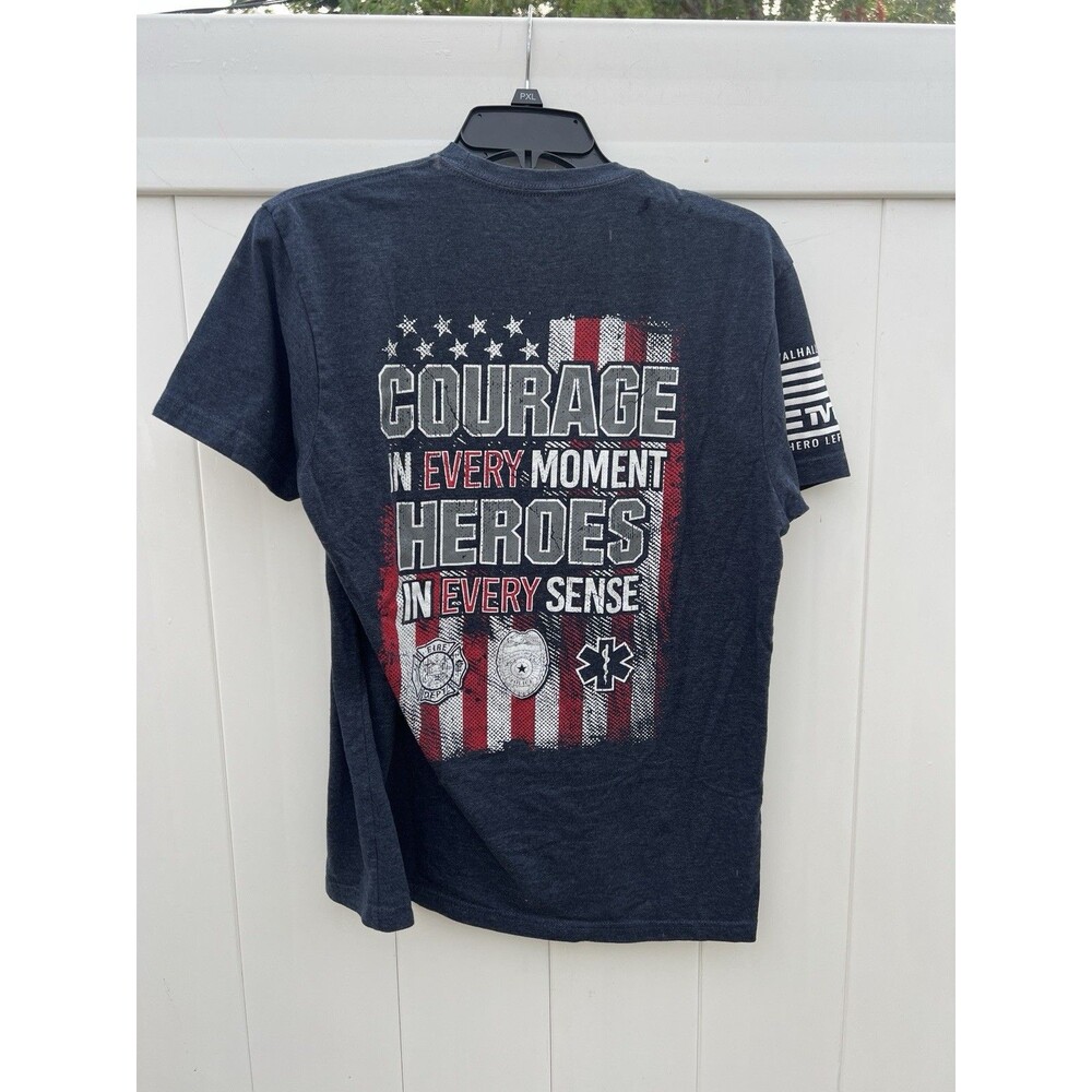 The Valhalla Project Heroes Don't Wear Capes Man's T Shirt Medium